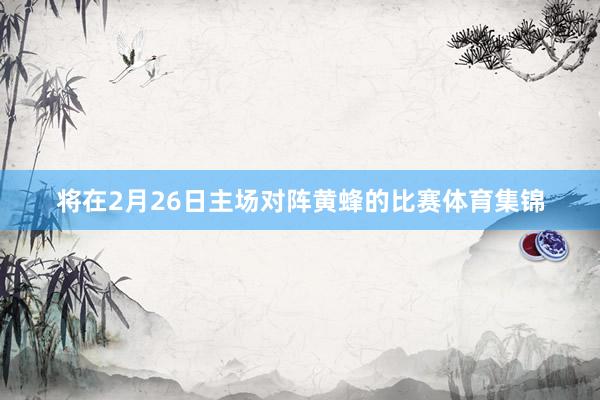 将在2月26日主场对阵黄蜂的比赛体育集锦