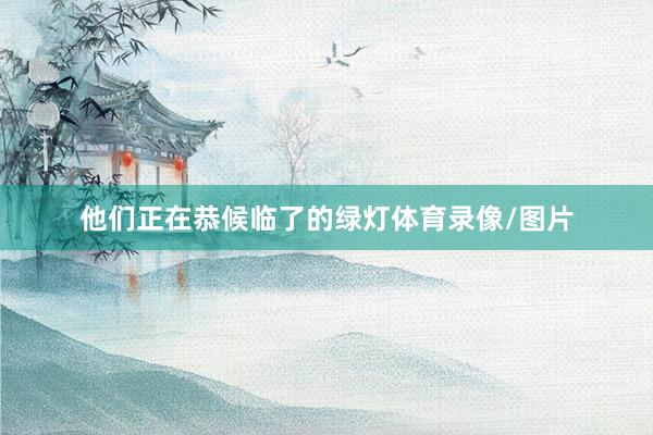他们正在恭候临了的绿灯体育录像/图片