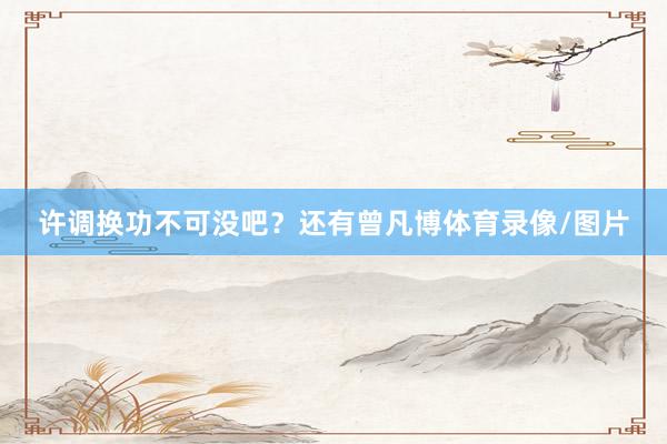 许调换功不可没吧？还有曾凡博体育录像/图片