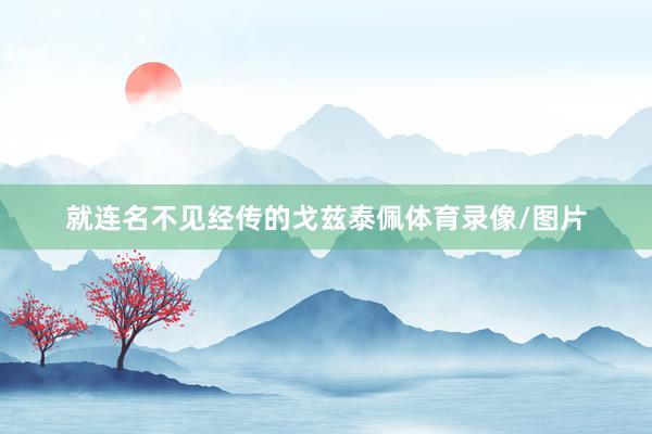 就连名不见经传的戈兹泰佩体育录像/图片