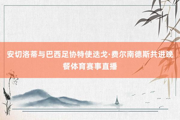 安切洛蒂与巴西足协特使迭戈·费尔南德斯共进晚餐体育赛事直播