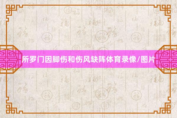 所罗门因脚伤和伤风缺阵体育录像/图片