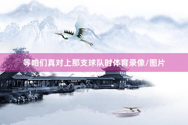等咱们真对上那支球队时体育录像/图片