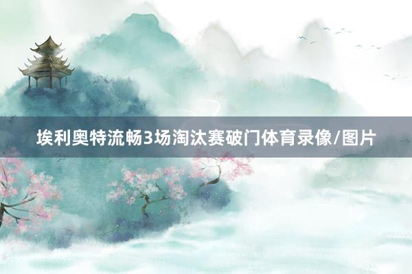 埃利奥特流畅3场淘汰赛破门体育录像/图片