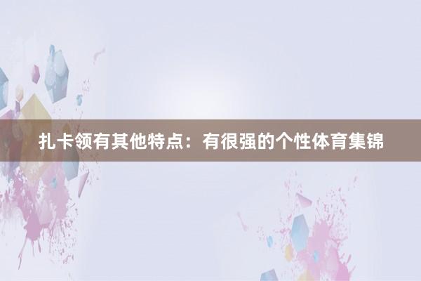 扎卡领有其他特点：有很强的个性体育集锦