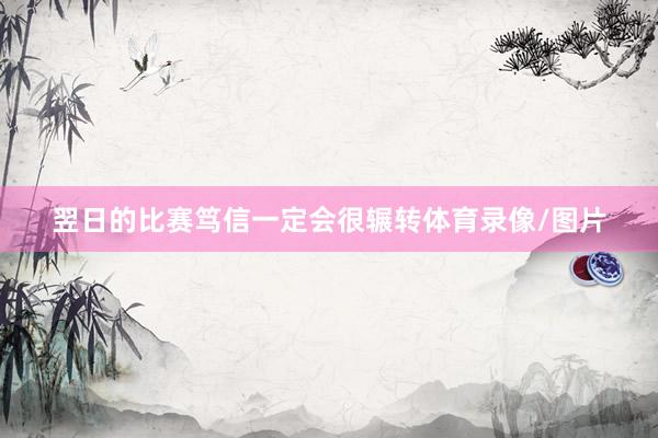 翌日的比赛笃信一定会很辗转体育录像/图片