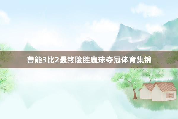 鲁能3比2最终险胜赢球夺冠体育集锦