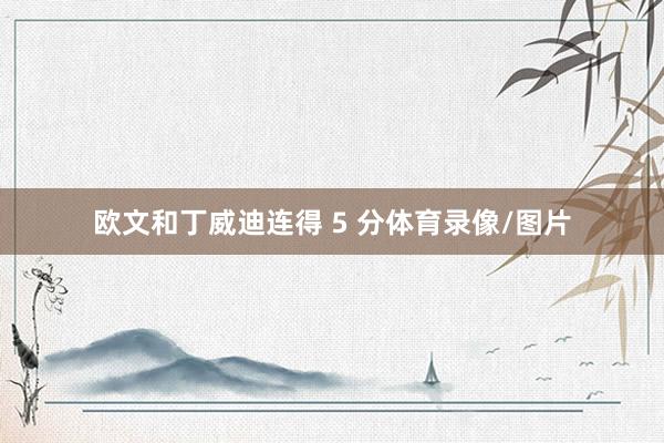 欧文和丁威迪连得 5 分体育录像/图片