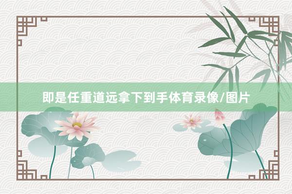 即是任重道远拿下到手体育录像/图片