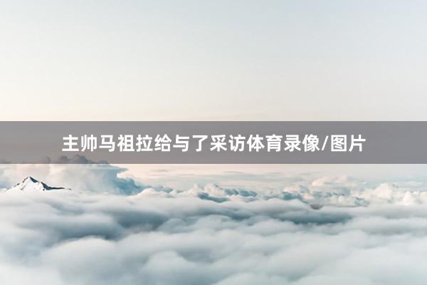 主帅马祖拉给与了采访体育录像/图片