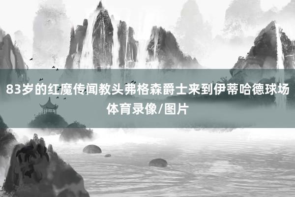 83岁的红魔传闻教头弗格森爵士来到伊蒂哈德球场体育录像/图片